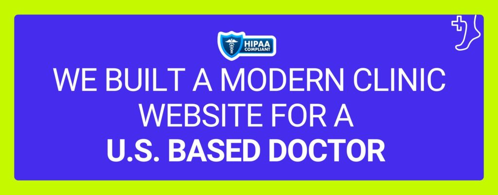 We Built A Modern Clinic Website For A U.S. Based Doctor